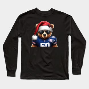 New York Giants Christmas Long Sleeve T-Shirt